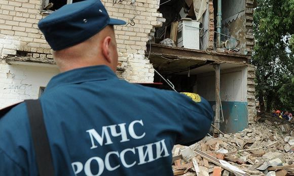 В Омске обрушились перекрытия в жилом доме