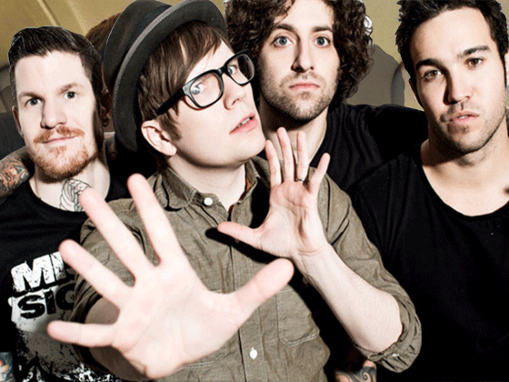 На фото: группа Fall Out Boy