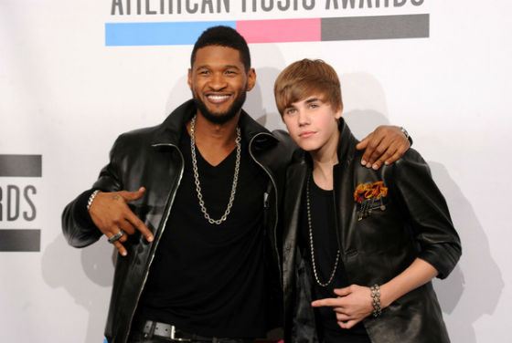 Джастин Бибер на церемонии American Music Awards Джастин Бибер на церемонии American Music Awards