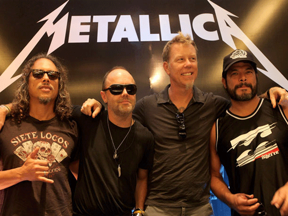 На фото: группа Metallica