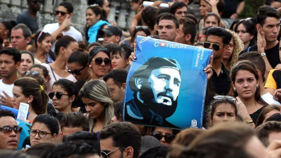 After the death of Castro in Cuba, a 9-day mourning was declared After the death of Castro in Cuba, a 9-day mourning was declared